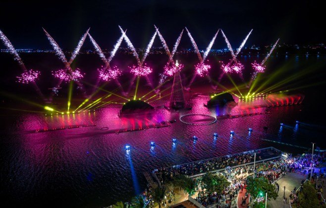 Espetáculo Águas Dançantes prossegue nesta semana com show inclusivo no domingo